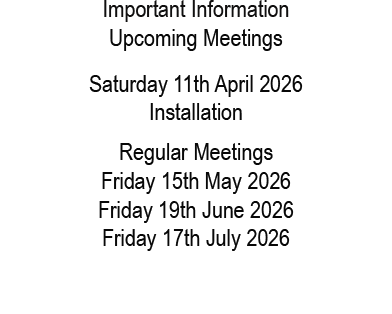 Important Information